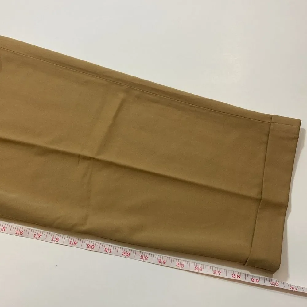 VTG,Elite Iandes End Men's Tan Pants Size 36 R Made In Mexico 💯 Wool Dry Clean